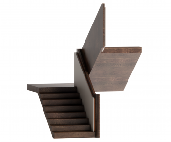 Wabi-sabi Style Staircase-ID:645536905