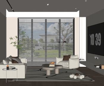 Modern A Living Room-ID:203486926