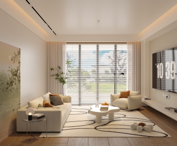 Modern A Living Room-ID:534368994