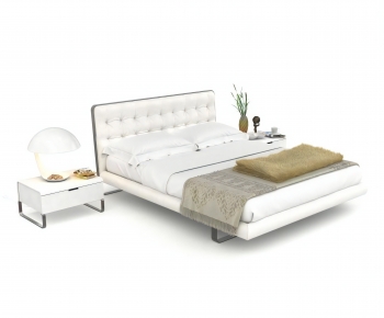 Modern Double Bed-ID:115230124