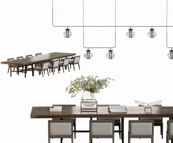 Modern Dining Table And Chairs-ID:758874899