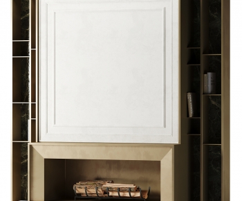 Modern Fireplace-ID:913809065