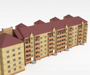 Simple European Style Residential Building-ID:158399118