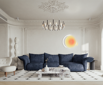 French Style A Living Room-ID:526120901