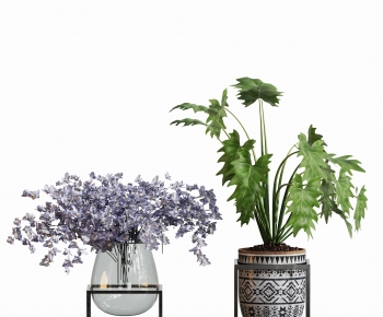 Modern Potted Green Plant-ID:209373001