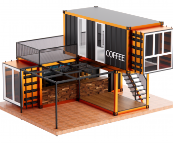 Modern Appearance Of Commercial Building-ID:283701907