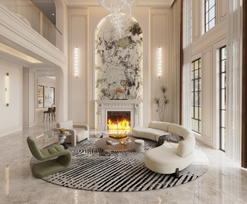 French Style A Living Room-ID:208076002