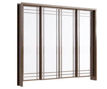New Chinese Style Sliding Door-ID:610459094