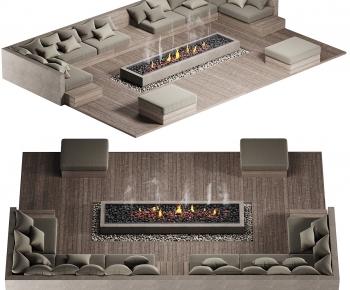 Modern Outdoor Sofa-ID:653177981