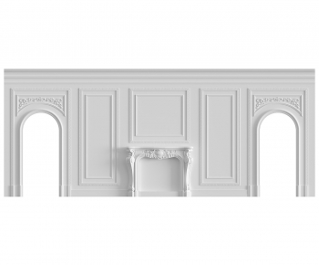 French Style TV Wall-ID:783045056