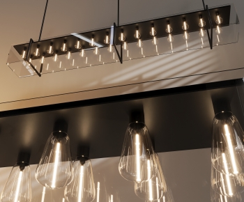 Industrial Style Long Chandelier-ID:276484011