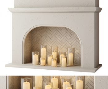 Modern Fireplace-ID:700609745