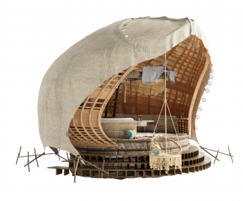 Modern Building Appearance-ID:328537948