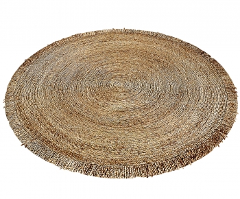 Wabi-sabi Style Circular Carpet-ID:955262903