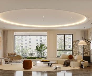 French Style A Living Room-ID:698400978