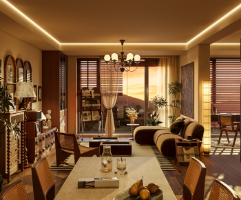 Modern A Living Room-ID:493205075