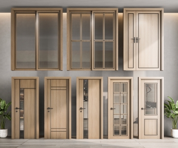 Modern Single Door-ID:997526885