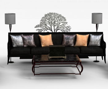 Simple European Style Sofa Combination-ID:352830936