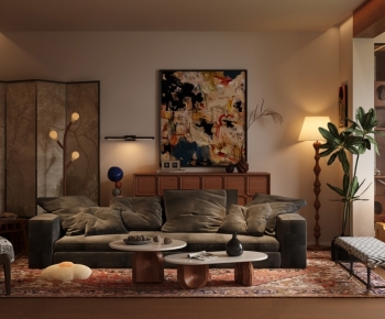 Modern A Living Room-ID:966837881