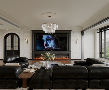 French Style A Living Room-ID:633450987