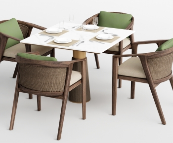 Modern Dining Table And Chairs-ID:436176065