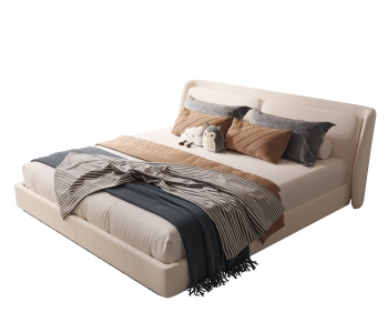Modern Double Bed-ID:916538001