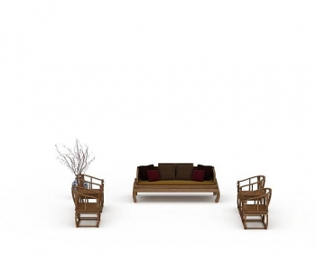 New Chinese Style Sofa Combination-ID:271693948