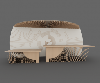 Modern Reception Desk-ID:403521179