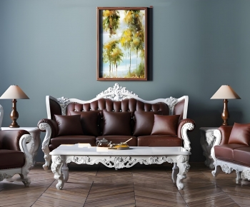 European Style Sofa Combination-ID:665407901