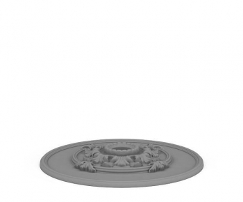 European Style Plaster Carved Top Plate-ID:697767972