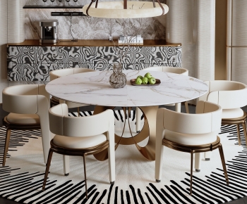 Modern Dining Table And Chairs-ID:625140735