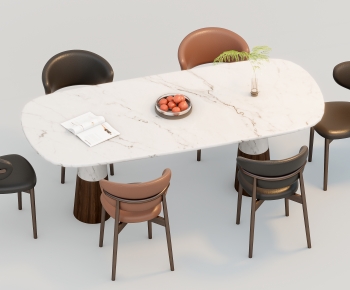 Modern Dining Table And Chairs-ID:966139086