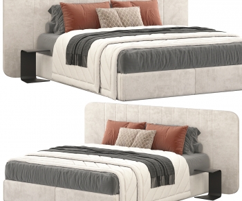 Modern Double Bed-ID:438671191