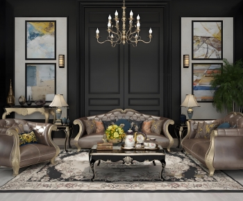 American Style Sofa Combination-ID:539093026
