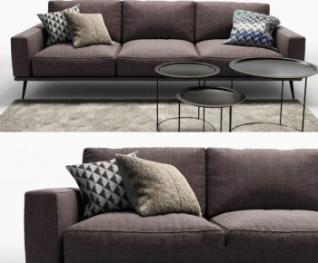 Modern Three-seat Sofa-ID:376699022