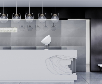 Modern Reception Desk-ID:755209923