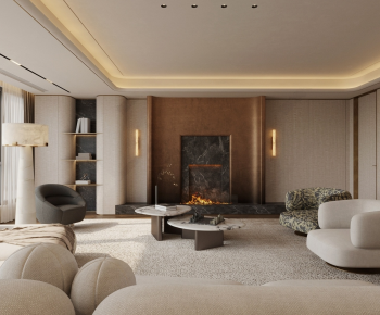 Modern A Living Room-ID:313190945