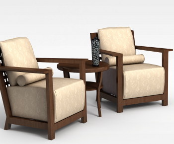 Chinese Style Single Sofa-ID:915906917
