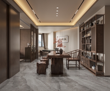 New Chinese Style Tea House-ID:672225953