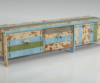 Country Style Retro Style TV Cabinet-ID:877299343