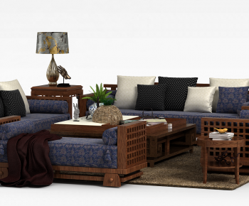 Chinese Style Sofa Combination-ID:338329083