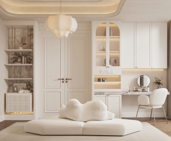 French Style Clothes Storage Area-ID:257153038