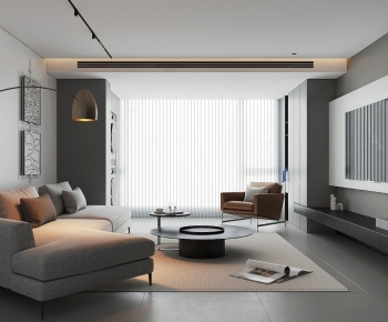 Modern A Living Room-ID:603589064
