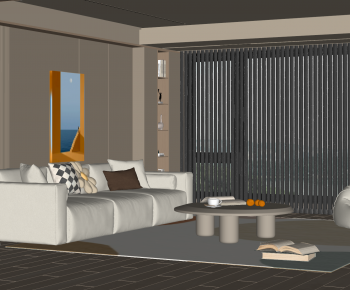 Modern A Living Room-ID:757833964