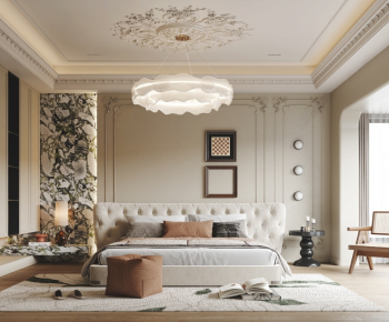 French Style Bedroom-ID:729454995