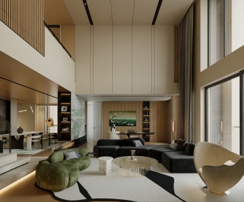 Modern A Living Room-ID:338798059