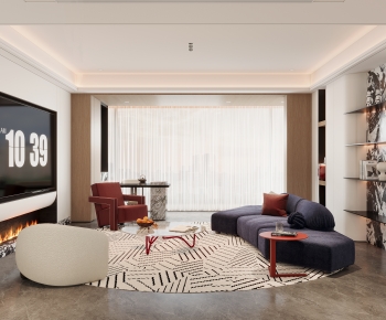 Modern A Living Room-ID:217432983