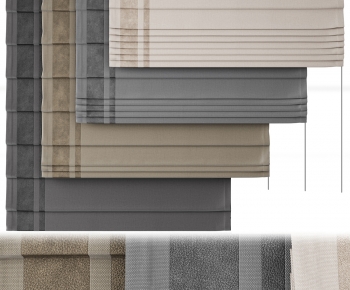 New Chinese Style Roman Curtain-ID:235948094