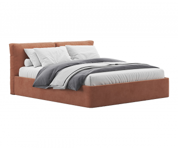 Modern Double Bed-ID:934948924