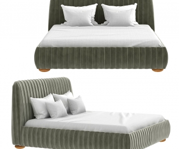 Modern Double Bed-ID:546313056